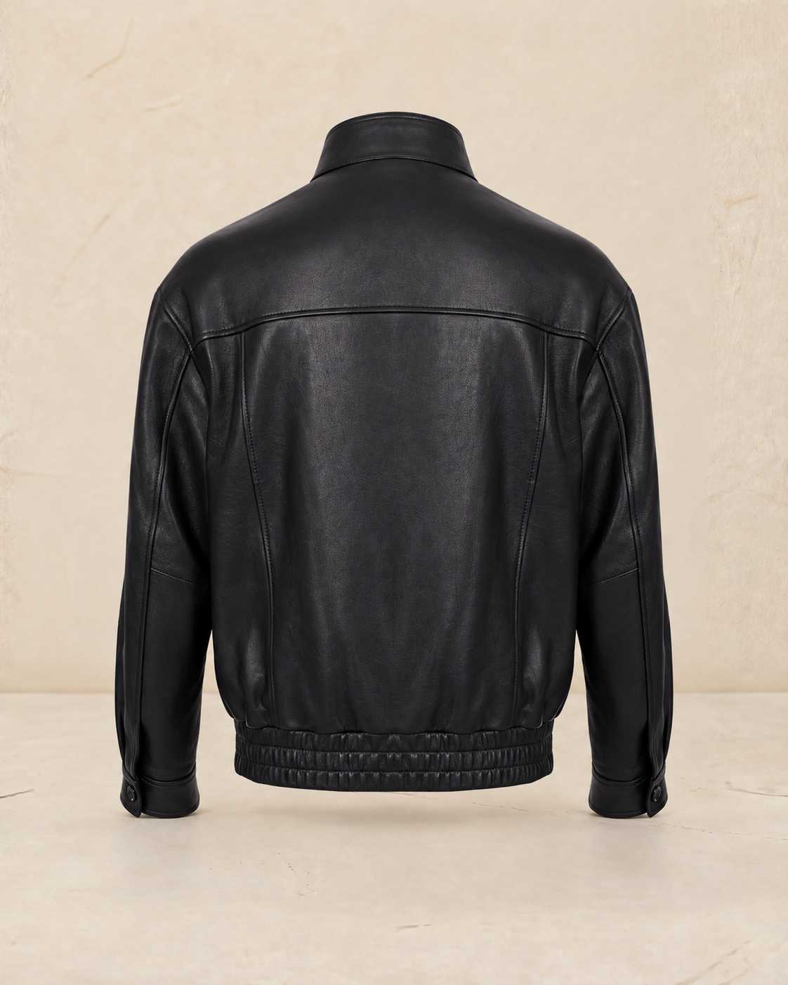 The Outrider Leather Jacket — rear view